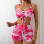 High Waist Thong Bikini Two Piece Set
