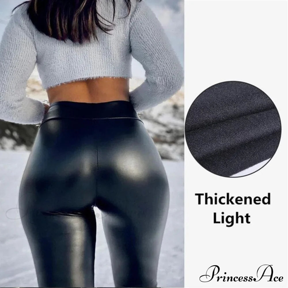 High Waist Trousers Slim Legging