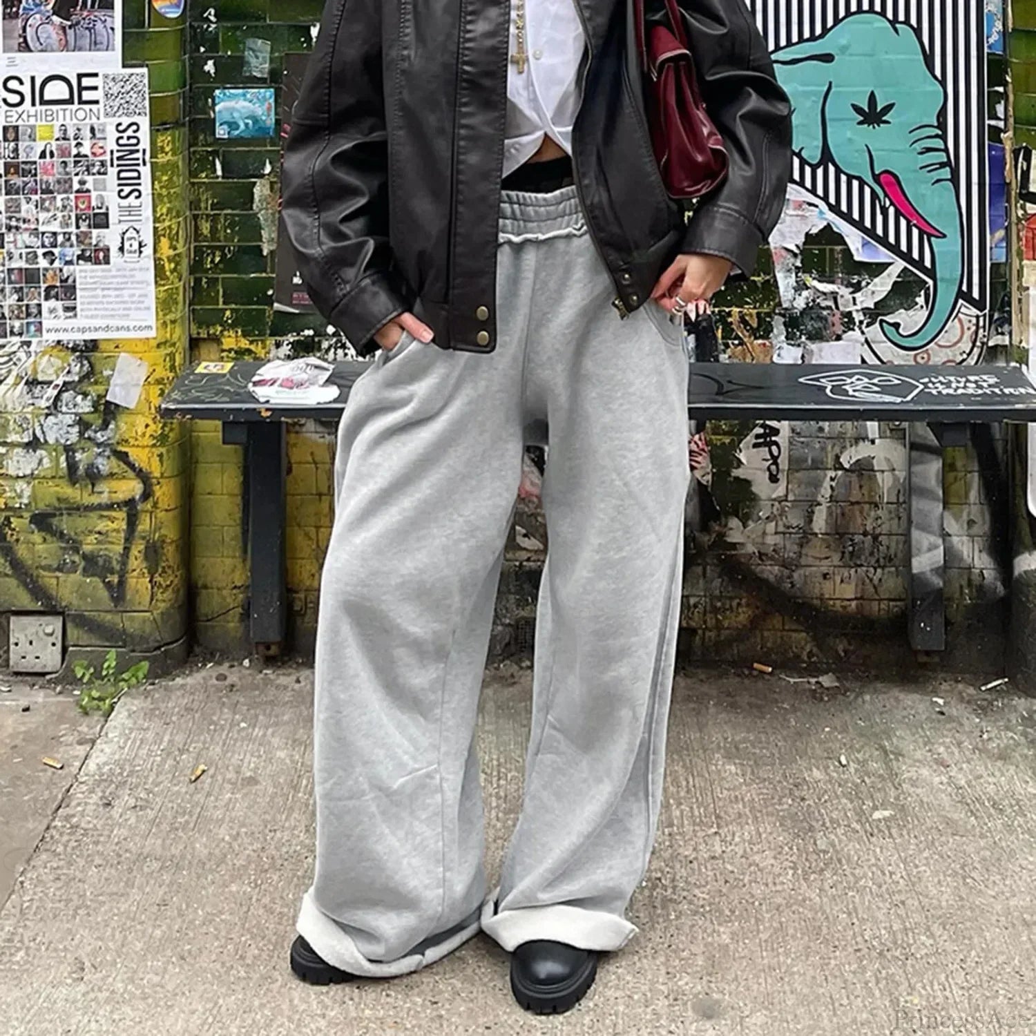 High Waisted Flowy Palazzo Pants