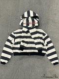 Hip-Hop Double-Layered Hood Graphic Print  Hoodie