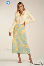 Hockney Elegant Midi Dress