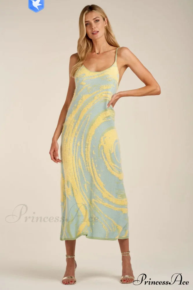 Hockney Elegant Midi Dress