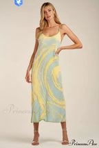 Hockney Elegant Midi Dress