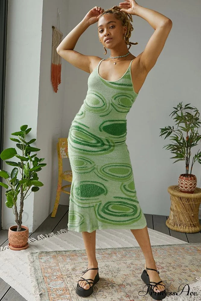 Hockney Elegant Midi Dress