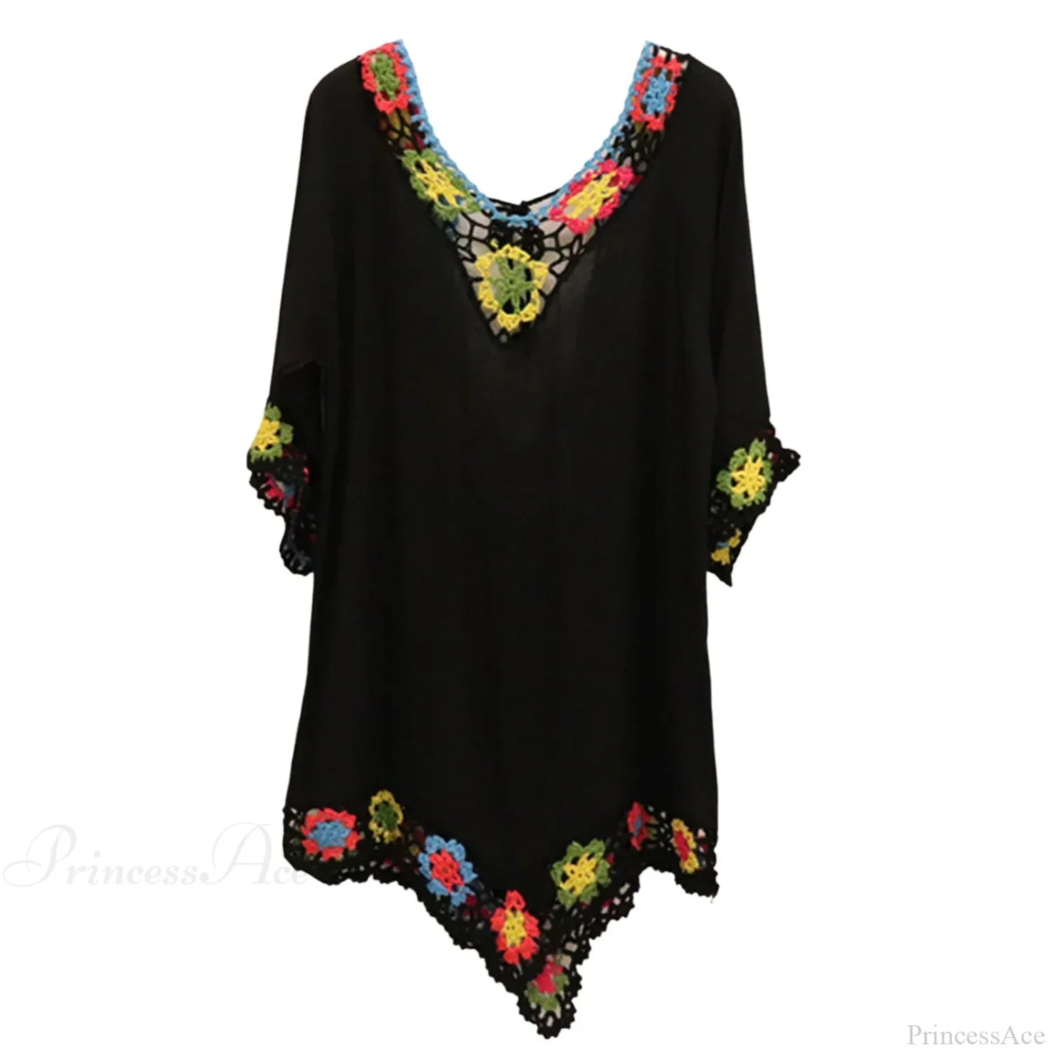 Hollow Out Crochet Bikini Cover Up