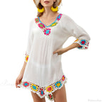 Hollow Out Crochet Bikini Cover Up