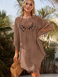 Hollow Out Tassel Bikini Cover Up