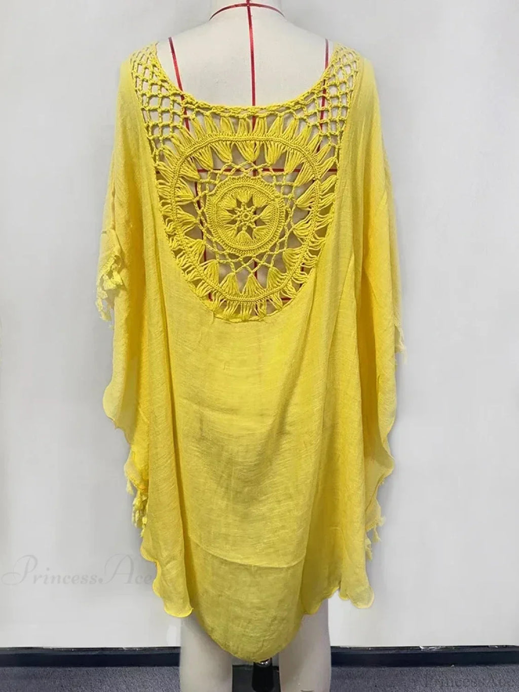 Hollow Out Tassel Bikini Cover Up