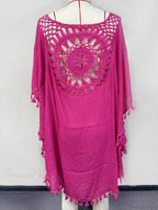 Hollow Out Tassel Bikini Cover Up