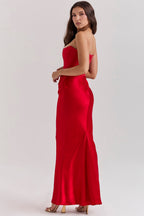 Rosario Aesthetic Luxury Maxi Dress Chic Silhouette Collection