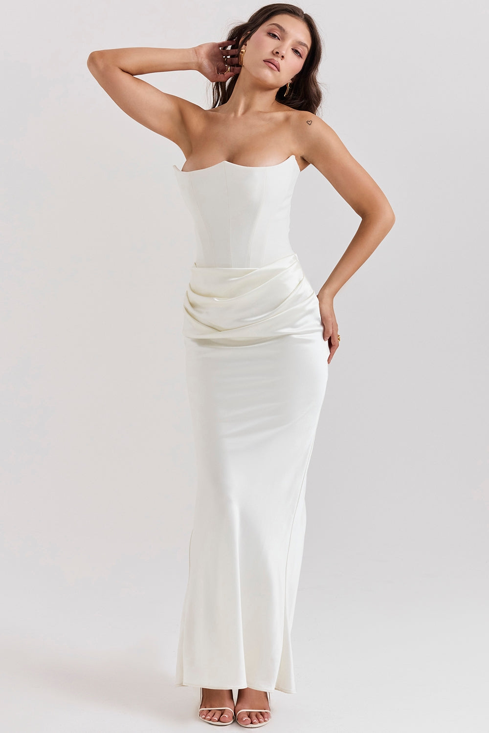 Rosario Aesthetic Luxury Maxi Dress Chic Silhouette Collection