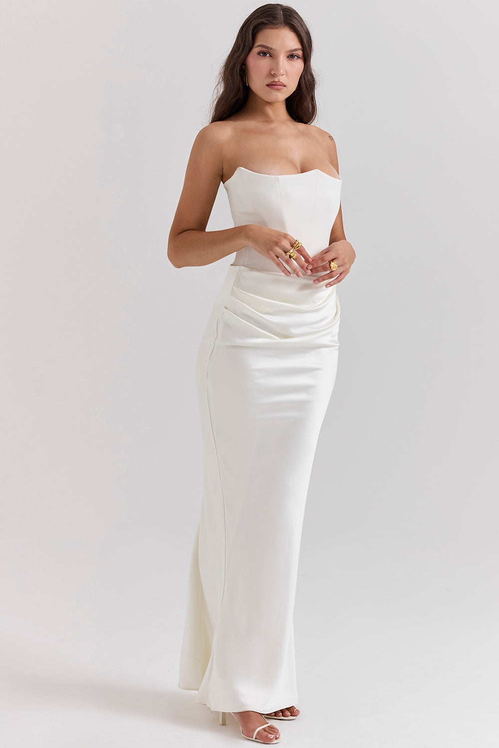 Rosario Aesthetic Luxury Maxi Dress Chic Silhouette Collection