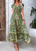 Gisela Exclusive Stylish Dress with Vintage Print Premium Wardrobe Essential