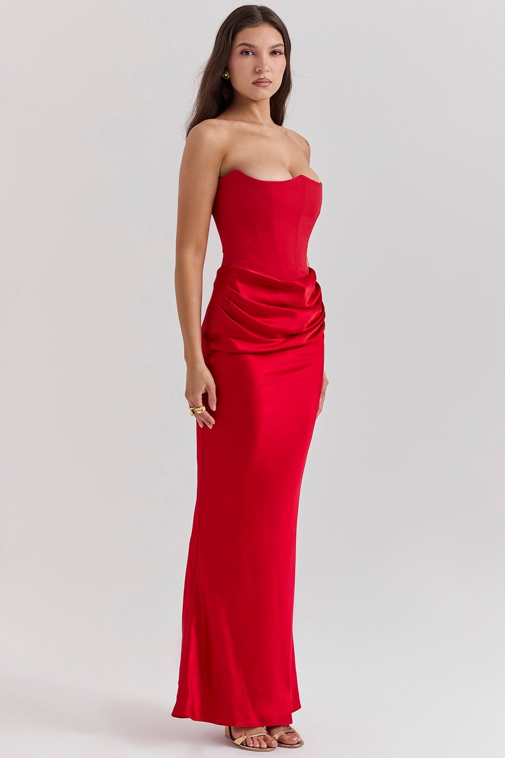 Rosario Aesthetic Luxury Maxi Dress Chic Silhouette Collection