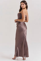 Rosario Aesthetic Luxury Maxi Dress Chic Silhouette Collection