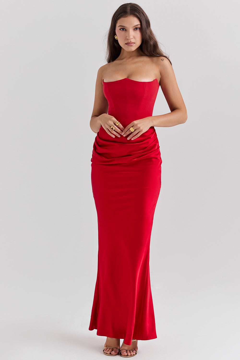 Rosario Aesthetic Luxury Maxi Dress Chic Silhouette Collection