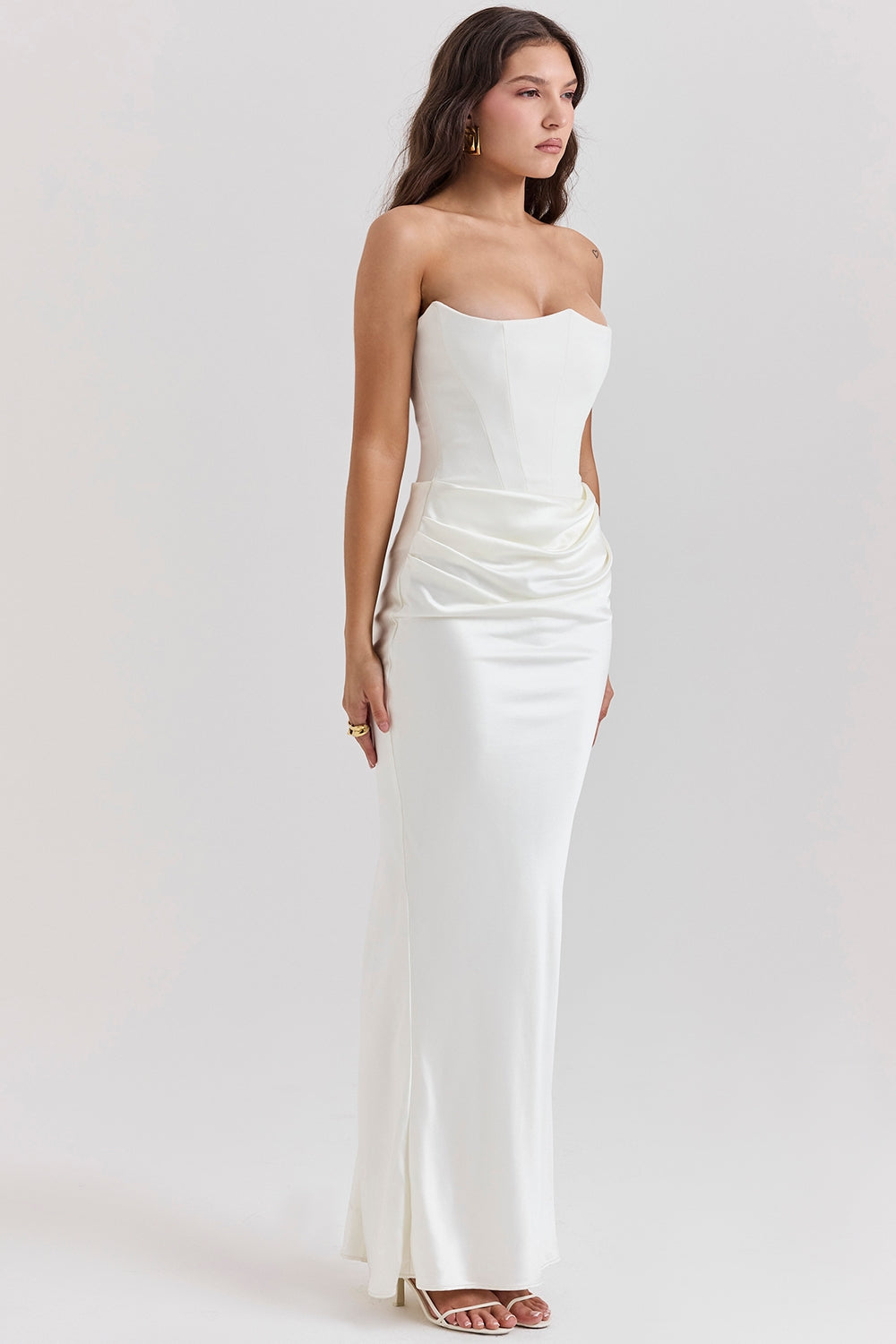 Rosario Aesthetic Luxury Maxi Dress Chic Silhouette Collection