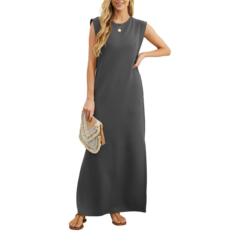 Florencia Minimalist Linlada Summer Dress Elevated Occasion Wear
