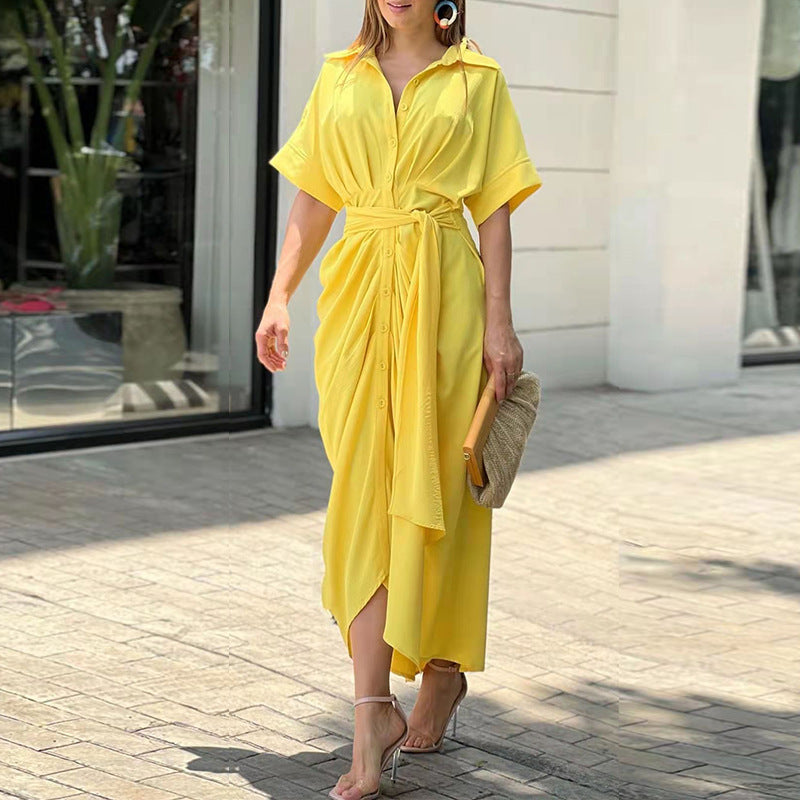 Rafaela Minimalist Casual Dress Elevated Occasion Wear