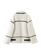 Gracelin Faux Shearling Bomber Jacket