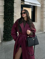 Brenley Double-Breasted Belted Coat