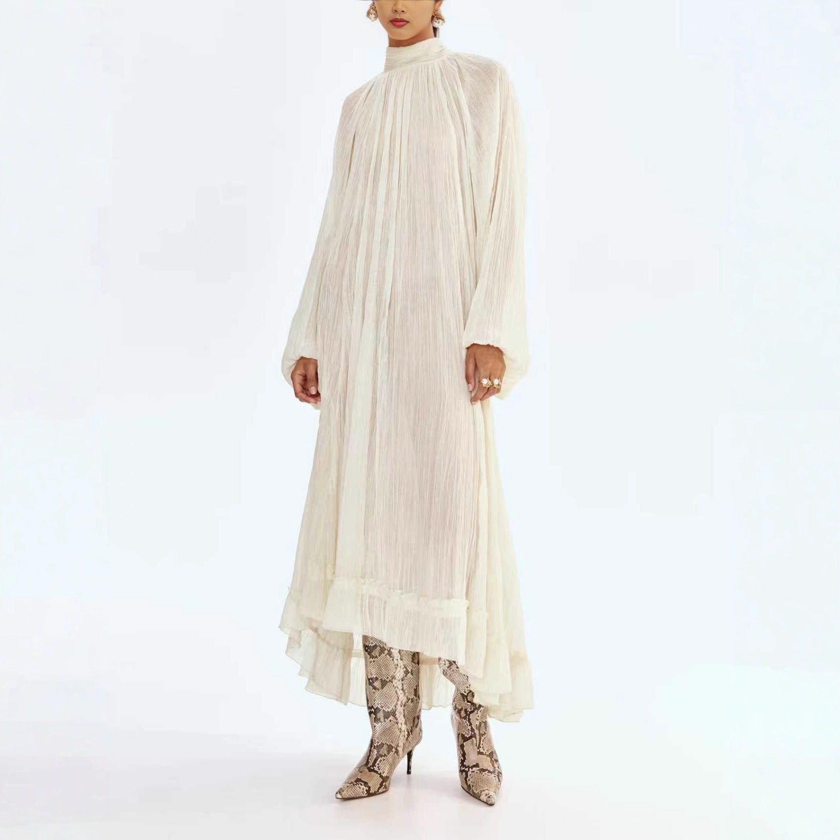 Melody Floral Lace Sheer Maxi Dress