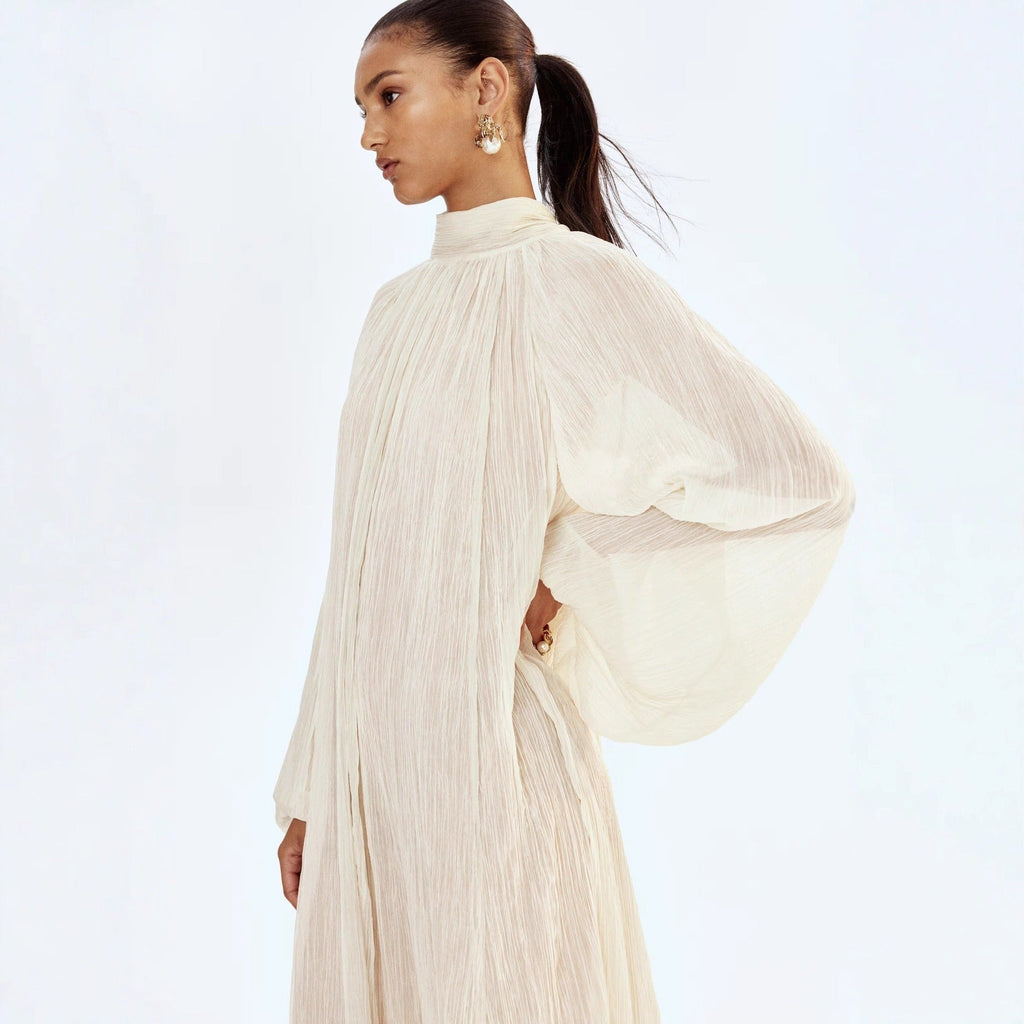 Melody Floral Lace Sheer Maxi Dress