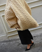 Azalea Textured Loose Knit Sweater