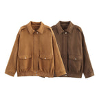 Miller Chic Wool Blend Bomber Jacket