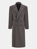 Violette Double-Breasted Long Coat