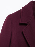 Heavenleigh Wine Red Long Coat