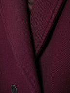 Heavenleigh Wine Red Long Coat