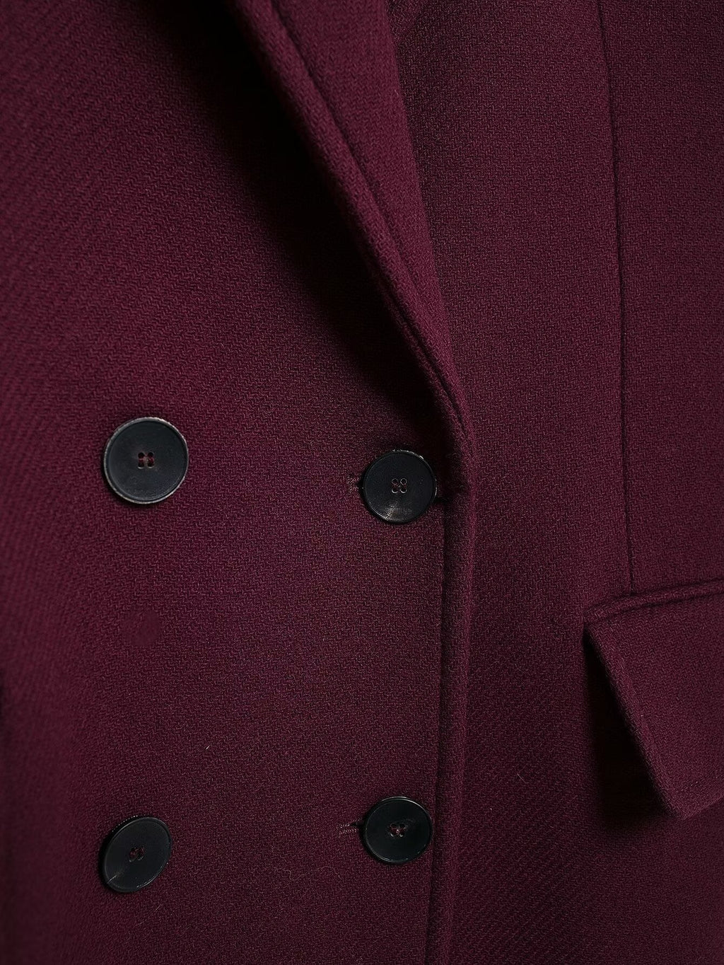 Heavenleigh Wine Red Long Coat
