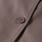 Violette Double-Breasted Long Coat