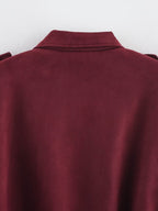 Dena Velvet Bomber Jacket