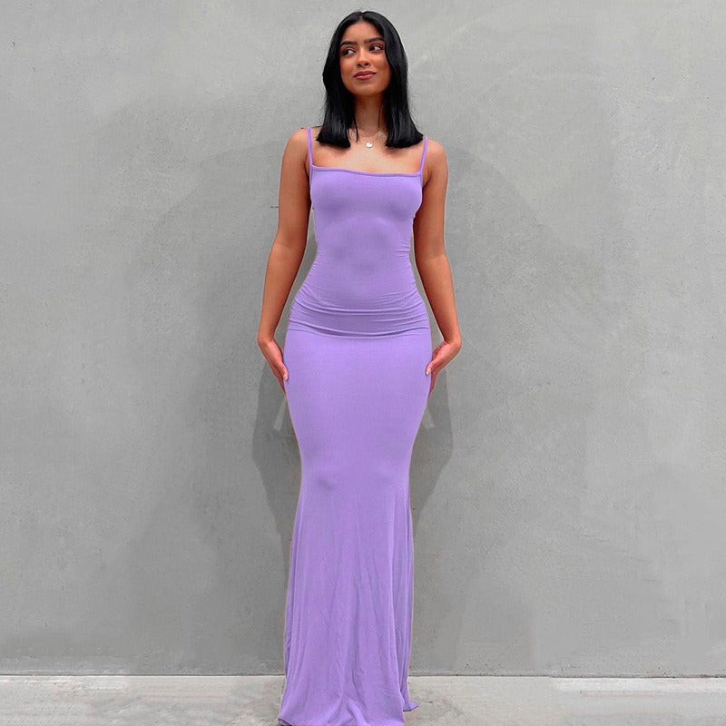 Fitted Halter Dress