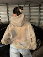 Aurora Rhinestone Backless Hoodie