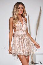 In the Stars Charming Sequin Mini Party Dress