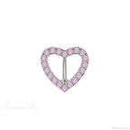 Inverted Love Medieval Golden 14G Stomach Hoop