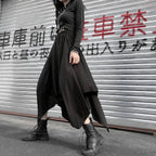 Irregular High Waist Long Skirt
