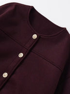 Isabella Button Front Cropped Jacket