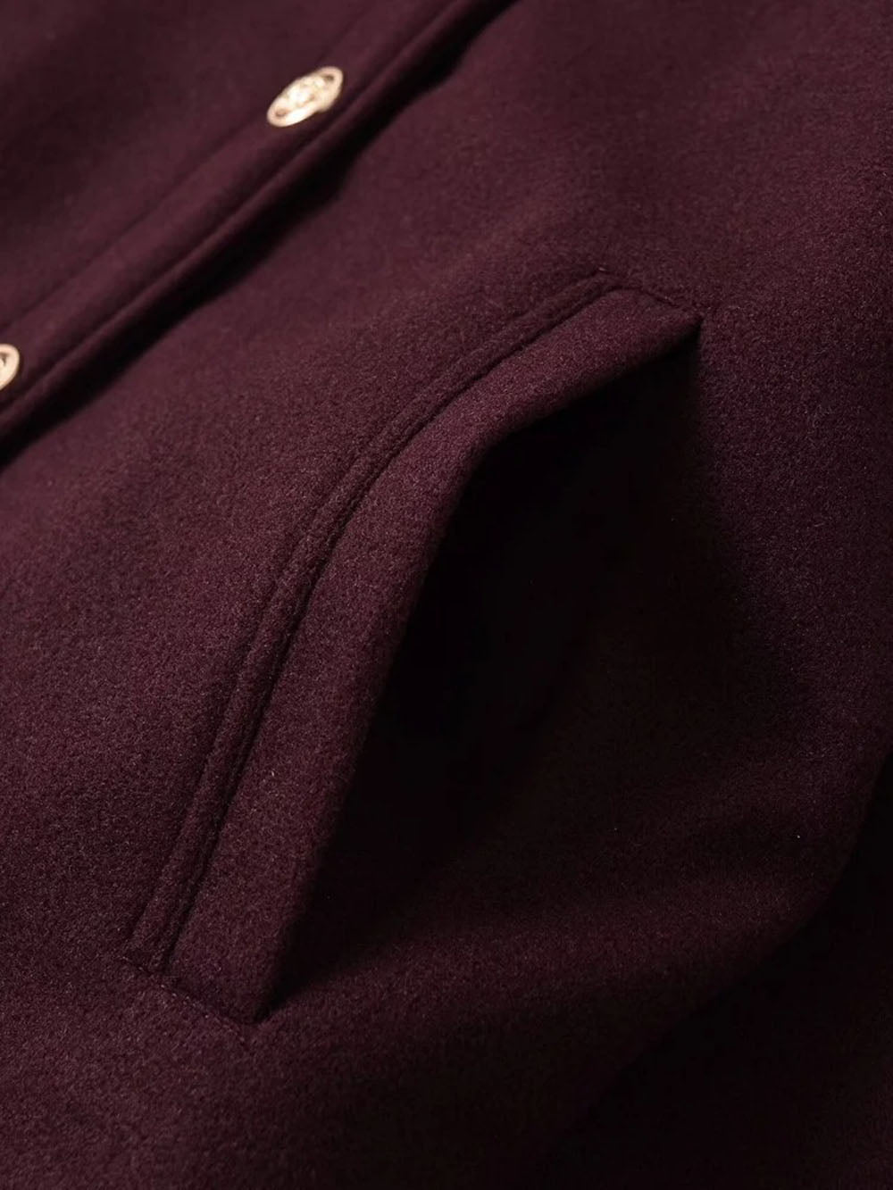 Isabella Button Front Cropped Jacket