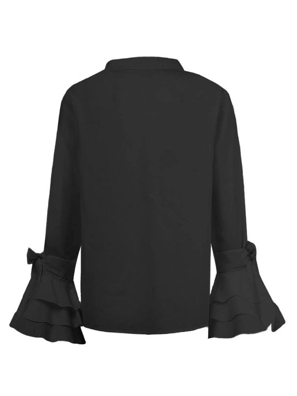 Isabella Buttoned Solid Casual Tunic Top