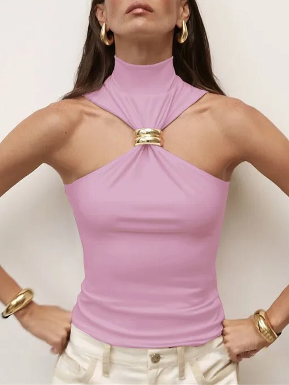 Isla Sleeveless Knit Tank Top