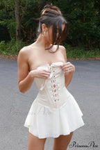 Jacqueline Strapless Stylish Corset Mini Dress