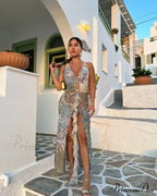 Jaded London Stylish Cindy Plunge Dress