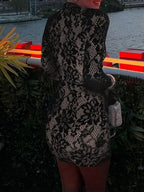 Jane Long Sleeve Mini Dress