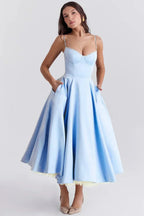 Daniela Elegant Midi Dress for Women Sophisticated Look