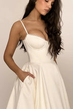 Daniela Elegant Midi Dress for Women Sophisticated Look