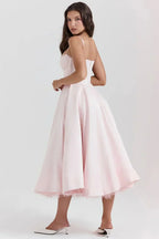 Daniela Elegant Midi Dress for Women Sophisticated Look